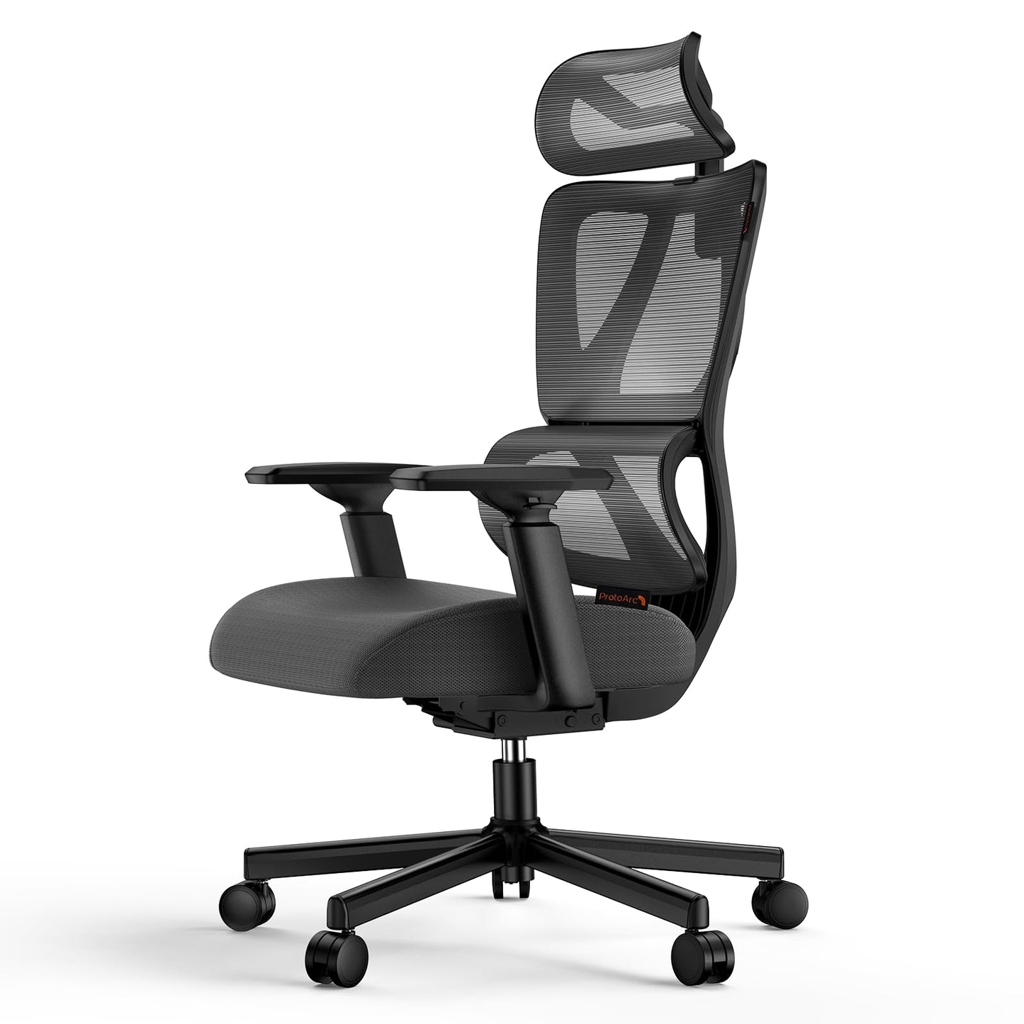 NAVA VISION EC100 Ergonomic Office Chair – Thick Cushion, Adaptive Lumbar & Adjustable Headrest