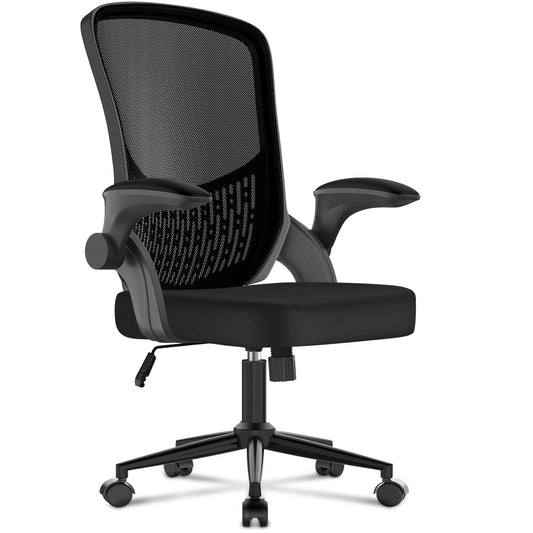 NAVA VISION Ergonomic Mesh Office Chair – 3D Lumbar Support & Flip-Up Arms